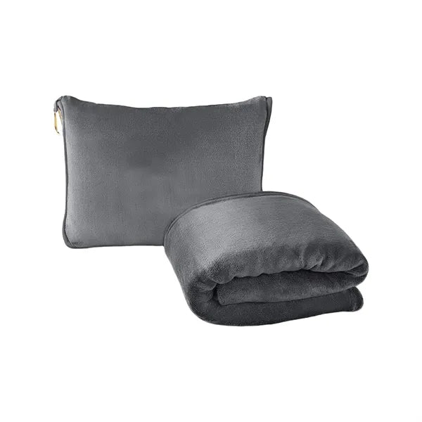 2 In 1 Soft Travel Blanket Pillow