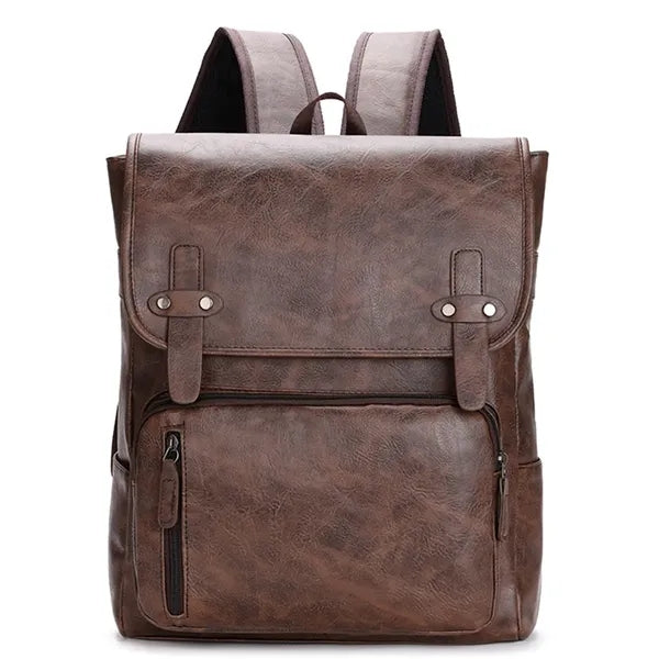 PU Leather Outdoor Backpack