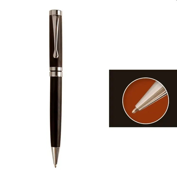 Brass and Rosewood Ballpoint Pen