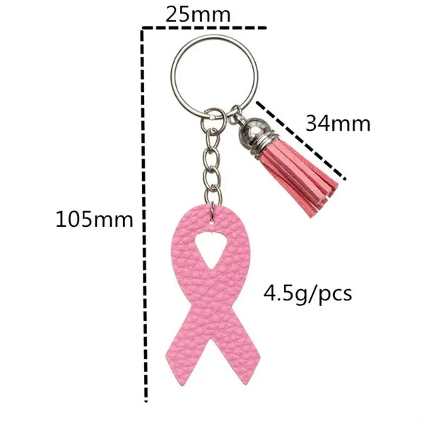 PU Keychain Earring Set