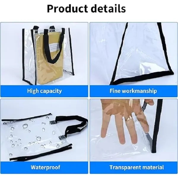 Stadium Approved Clear Shopping Tote Bag