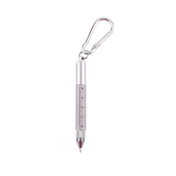 6 In 1 Keychain Multifunction Metal Ballpoint Pen