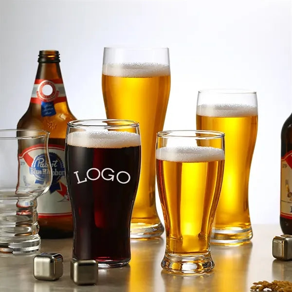 12 oz Classic Pint Pilsner Beer Glasses Bar Cup