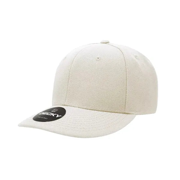 Decky 6 Panel Mid Profile Structured Acrylic/Polyester Cap