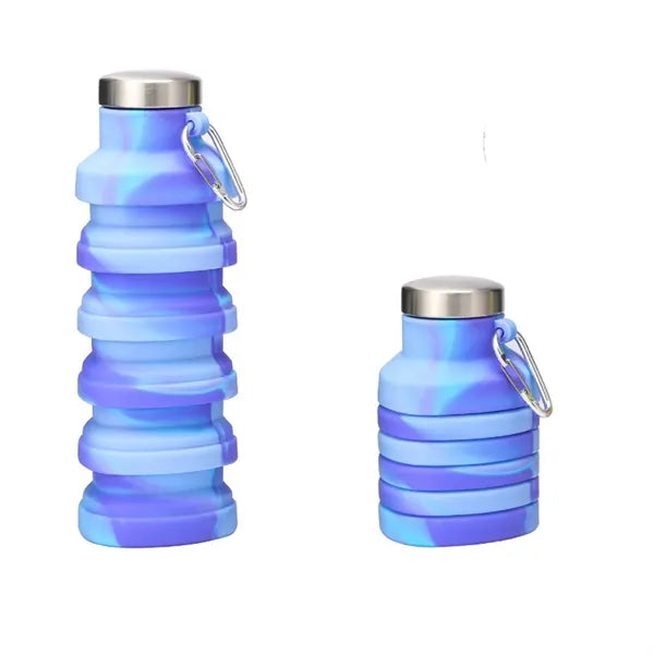 Heart-Shaped Collapsible Silicone Cup With Climbing Buckle