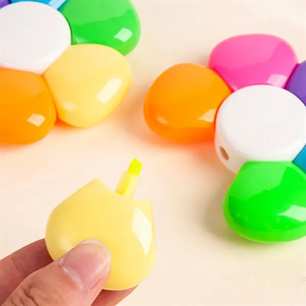 Flower Shape Watercolor Highlighter Pens