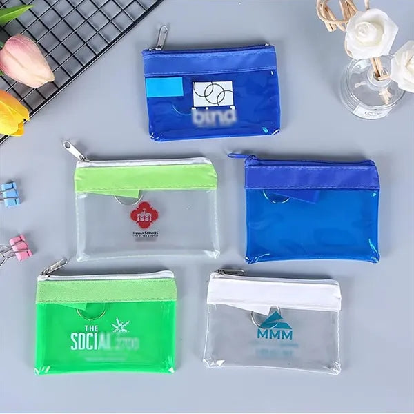 Translucent PVC Waterproof Coin Pouch