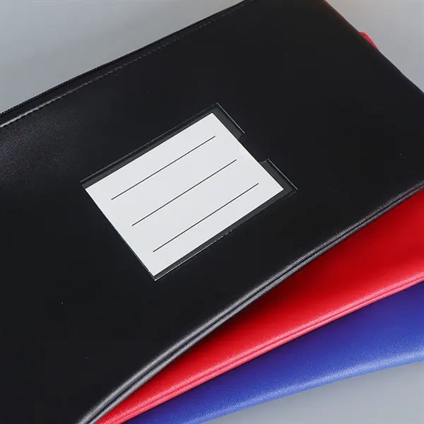 PU Leather Receipt Bag