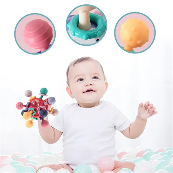 Vibrant Sensory Teething Toy For Baby