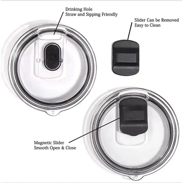 20 Oz Insulated Tumbler With Removable Magnetic Lid