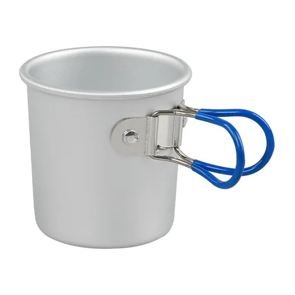 5oz Metal Camping Mug with Foldable Handles
