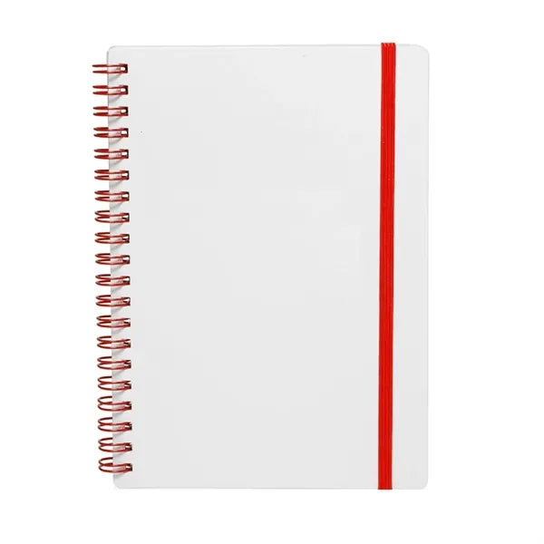 Eco-friendly Elastic Band Spiral Notebook