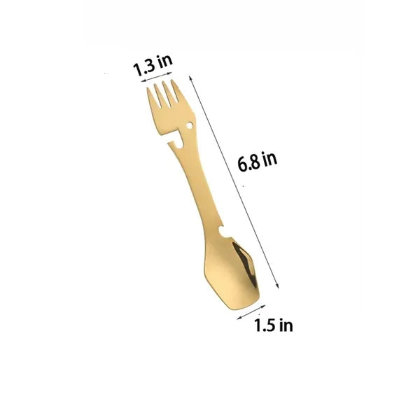 4-in-1 Stainless Steel Camping Spork