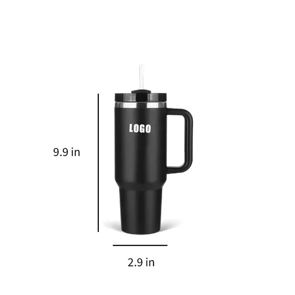 Premium Insulated Travel Tumbler with Straw