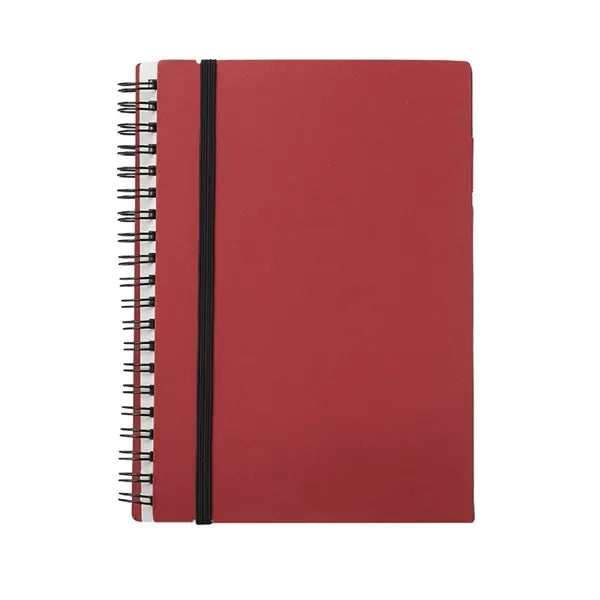 Elastic Closure Recycled Spiral Notebook