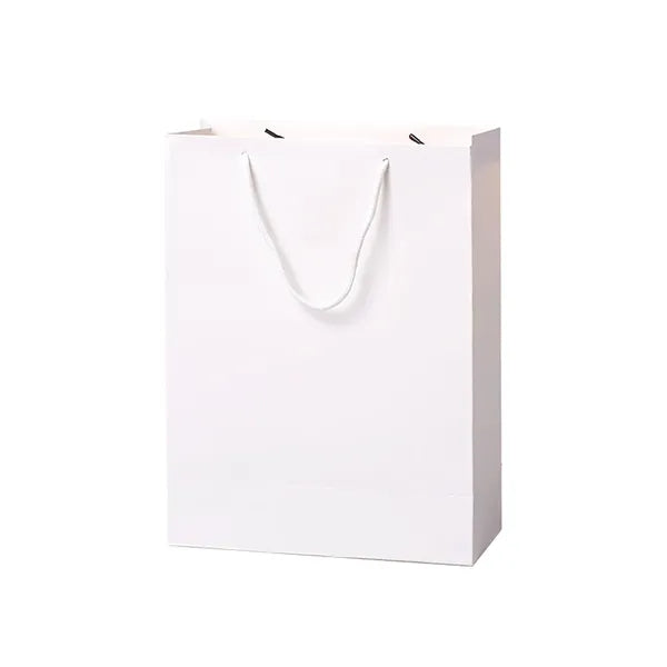 Matte Coated Euro Tote Bag with Silk Ribbon Handles