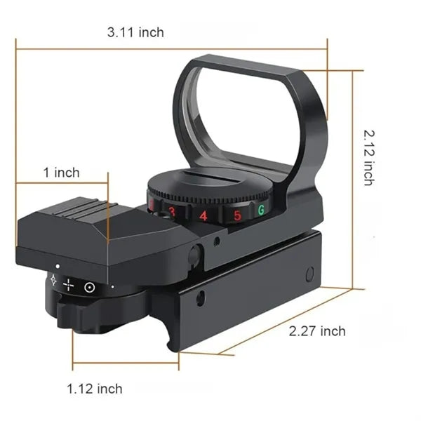 Adjustable Reticle for Gun Scope