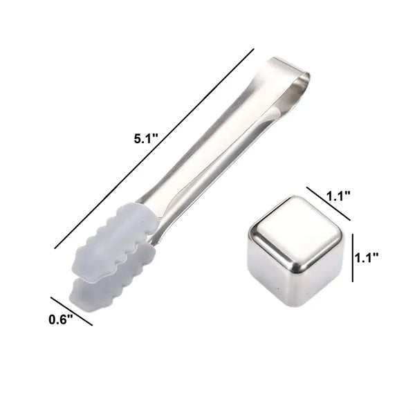 304 Stainless Steel Quick Freeze Ice Cube Set with Clip