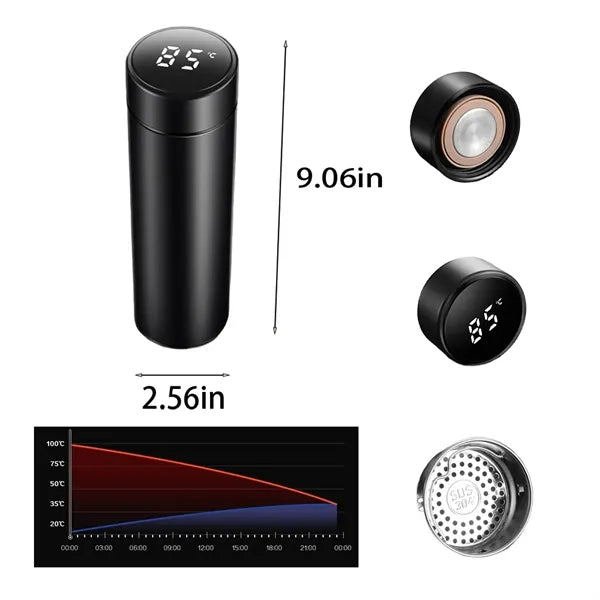 17.6oz Stainless Steel Cup Warm Water