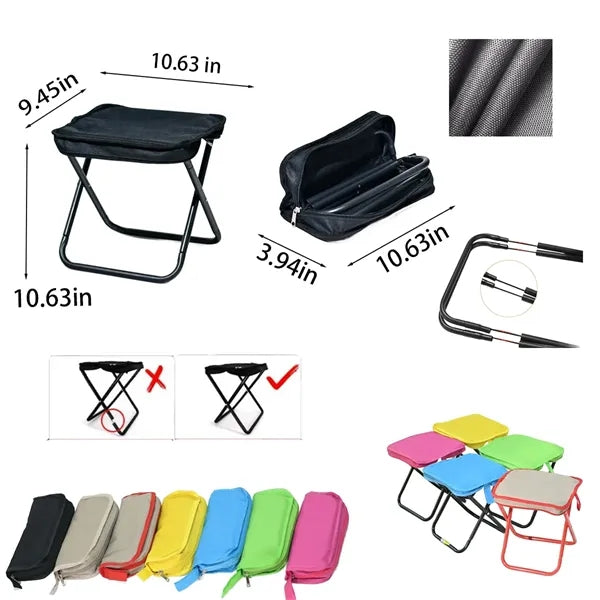Folding Camping Portable Collapsible Stool Lightweight Chair
