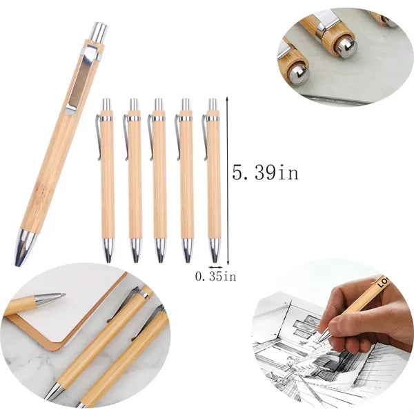 Environmentally Friendly Bamboo Retro Ballpoint Pen