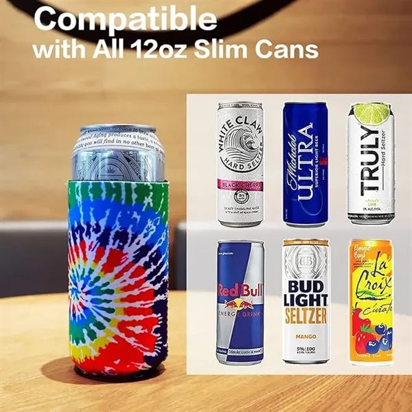 12oz Slim Beer Can Cooler Sleeves