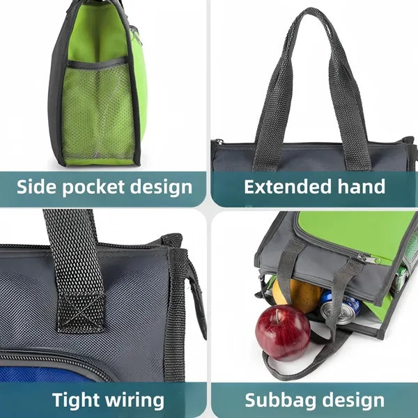 Insulated Bag Small Lunch Box Women Tote Pouch Food Packet