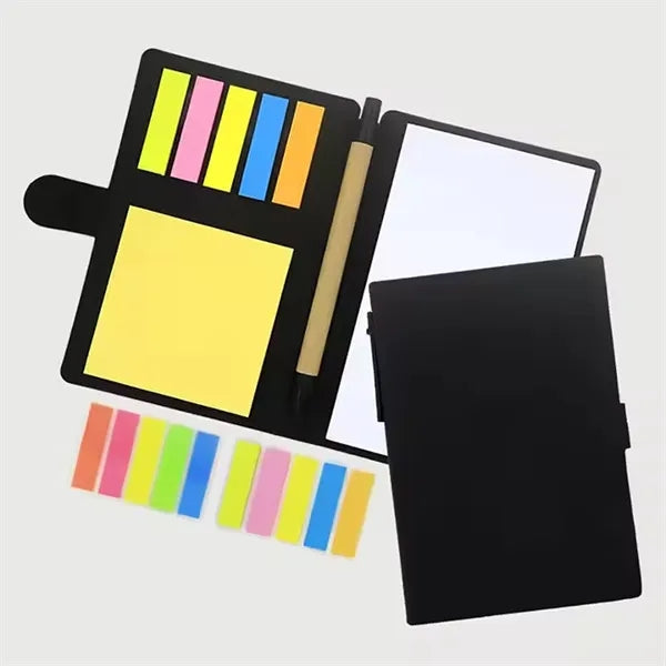 Kraft Cover Sticky Notes Notebook