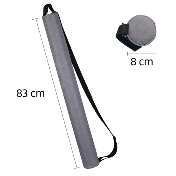 Long tube insulation cooler bag with shoulder strap