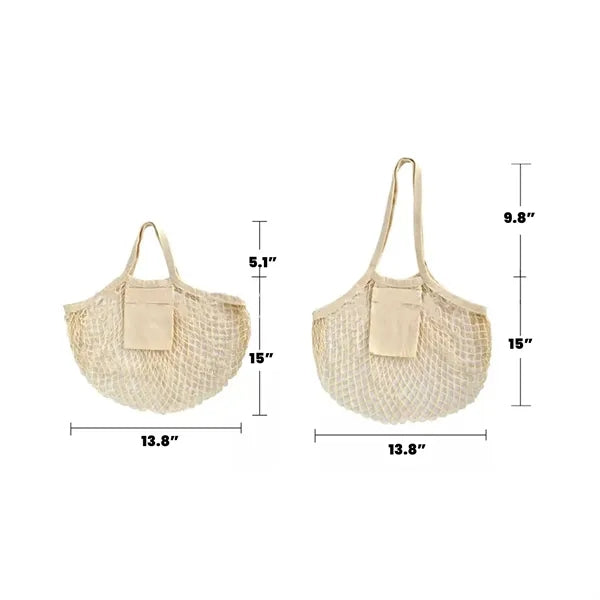 Eco-Friendly Storage Net Bag With Small Pocket