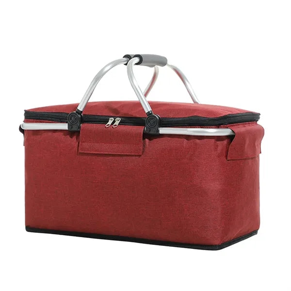 Large Capacity Insulated Oxford Cloth Folding Cooler Bag