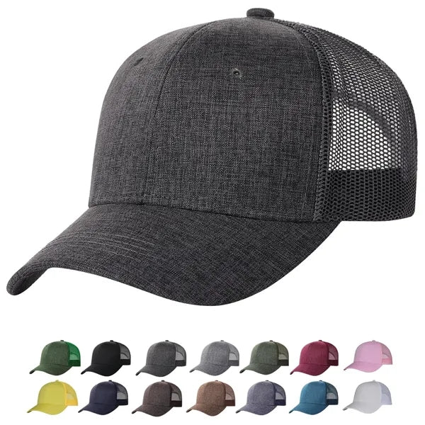 Snapback Trucker Hat Baseball Cap Adjustable Mesh Back Ball