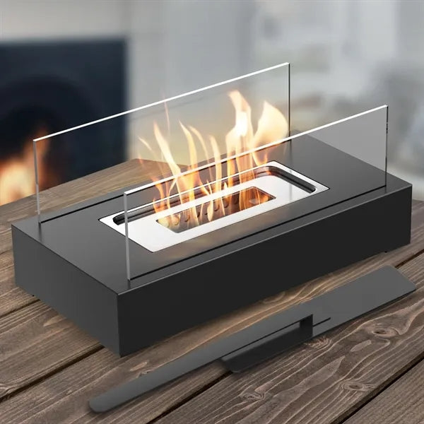 Portable Rectangular Ethanol Fireplace