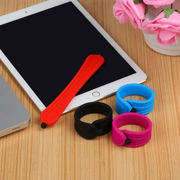 Silicone Assorted Colors Stylus Pen