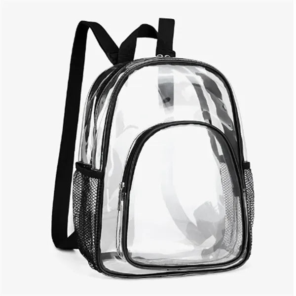 PVC Clear Backpack Durable Bag Stadium Approved Lightweight