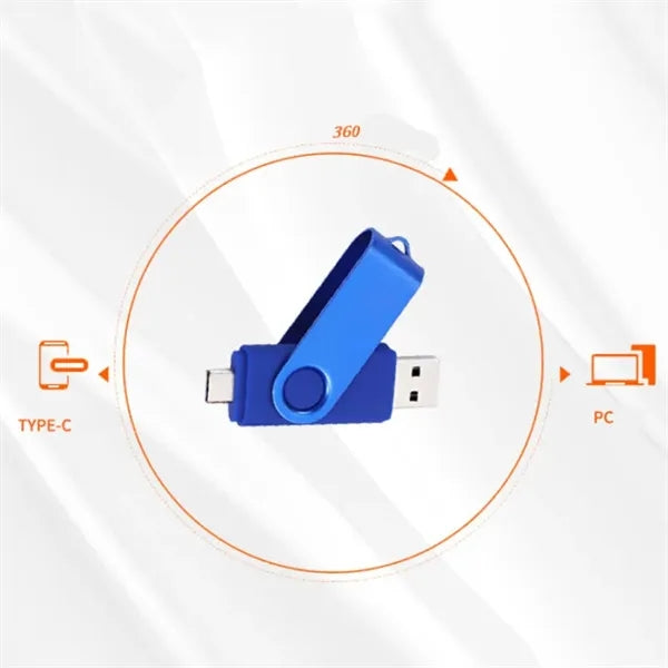 Swivel Dual-Interface Flash Drive