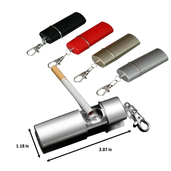 Portable Ashtray with Lid
