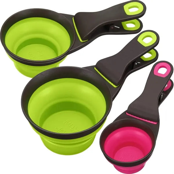 3 in 1 One Cup Collapsible Pet Food Scoop