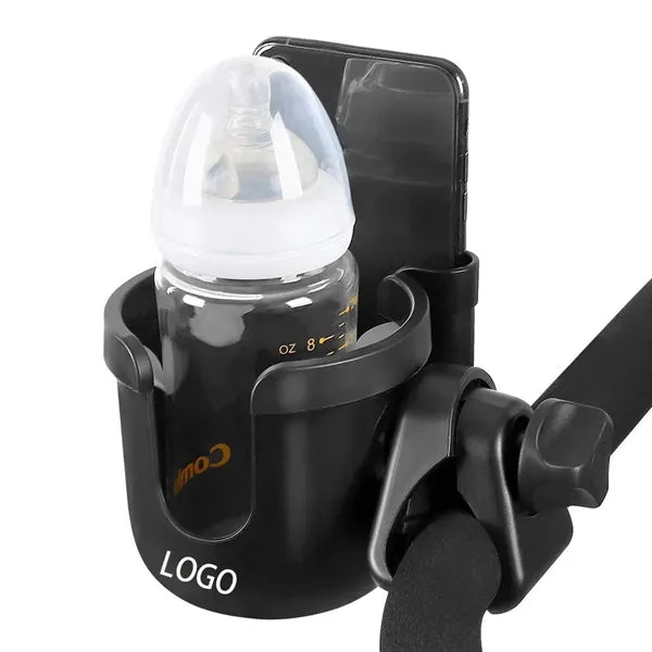 Stroller Cup Holder with Phone Organizer