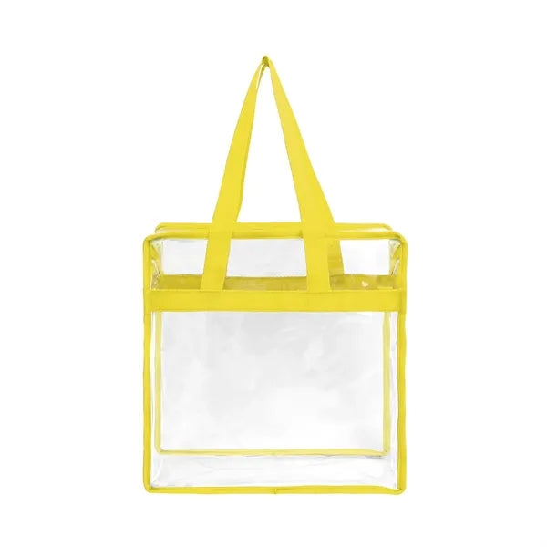 Clear Tote Bag With Zipper