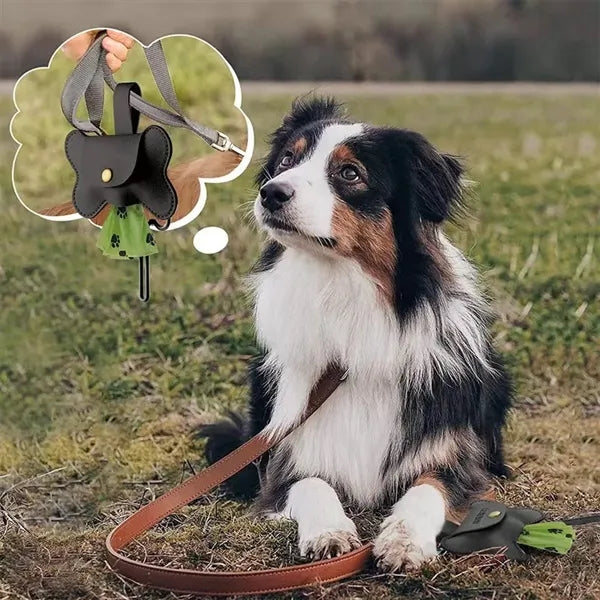 Dog Bone Bag Dispenser w/ Carabiner