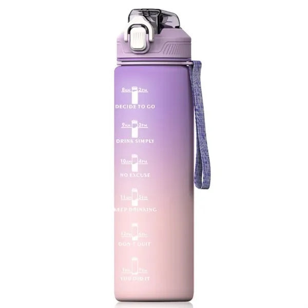 33 oz. Motivational Water Bottle for Fitness and Exercise