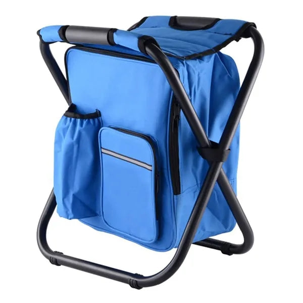 Outdoor Multifunctional Portable Chair With Cooler Bag