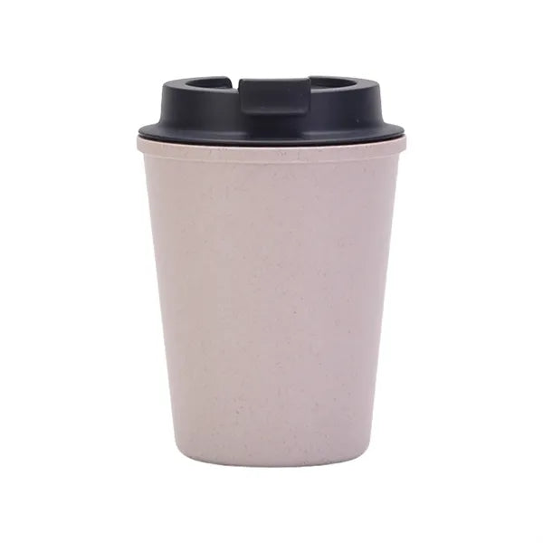 12oz Portable Wheat Straw Coffee Cup