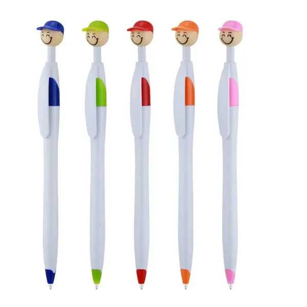 5 design Dart topper safty cap ballpoint pen