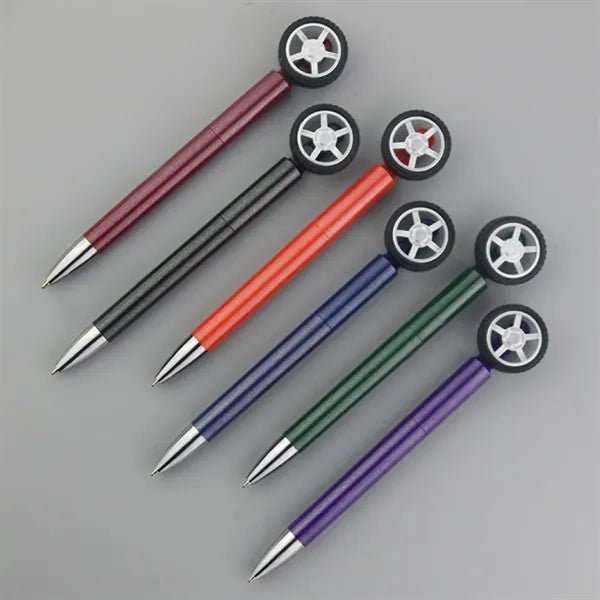 Tire shaped Rotating Relieve Stress Ballpoint Pen