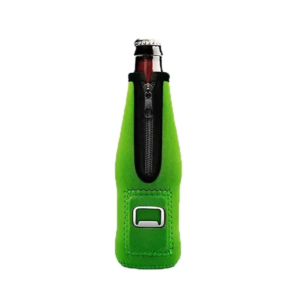 Cooler With Zipper And Bottle Opener
