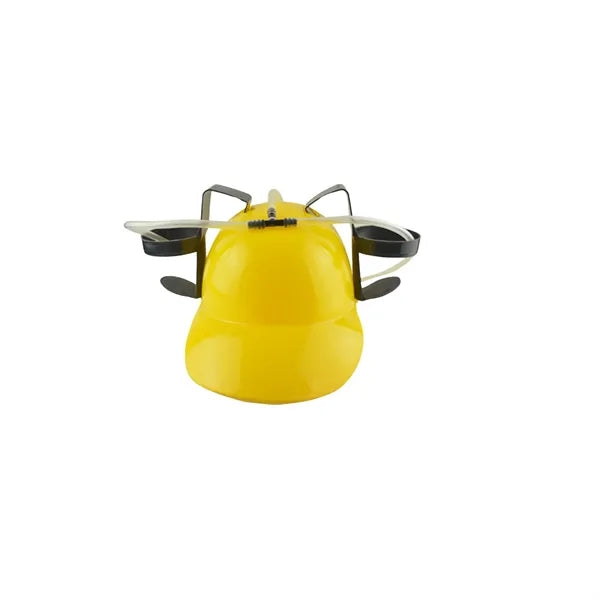 Hands-Free Beer Drinking Helmet