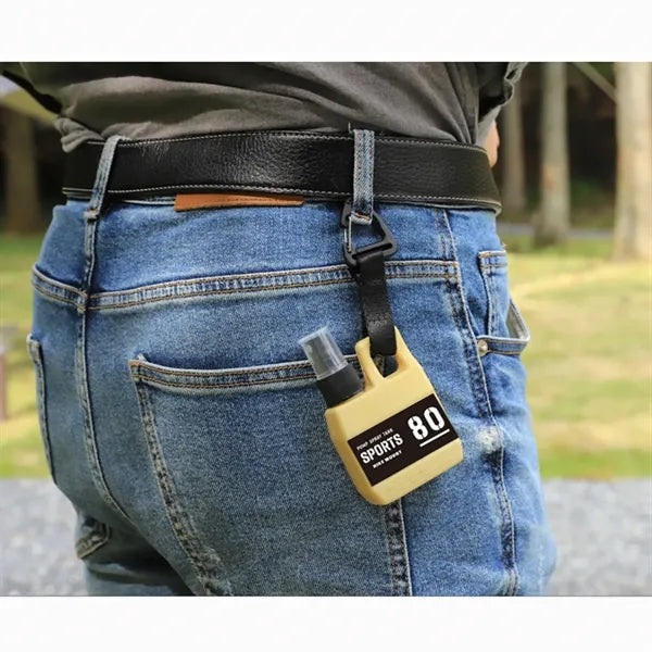 80ml Outdoor Hiking Spray Empty Bottle with Buckle