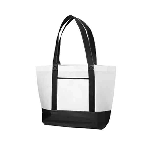 Two Tone Non Woven Boat Tote Bag